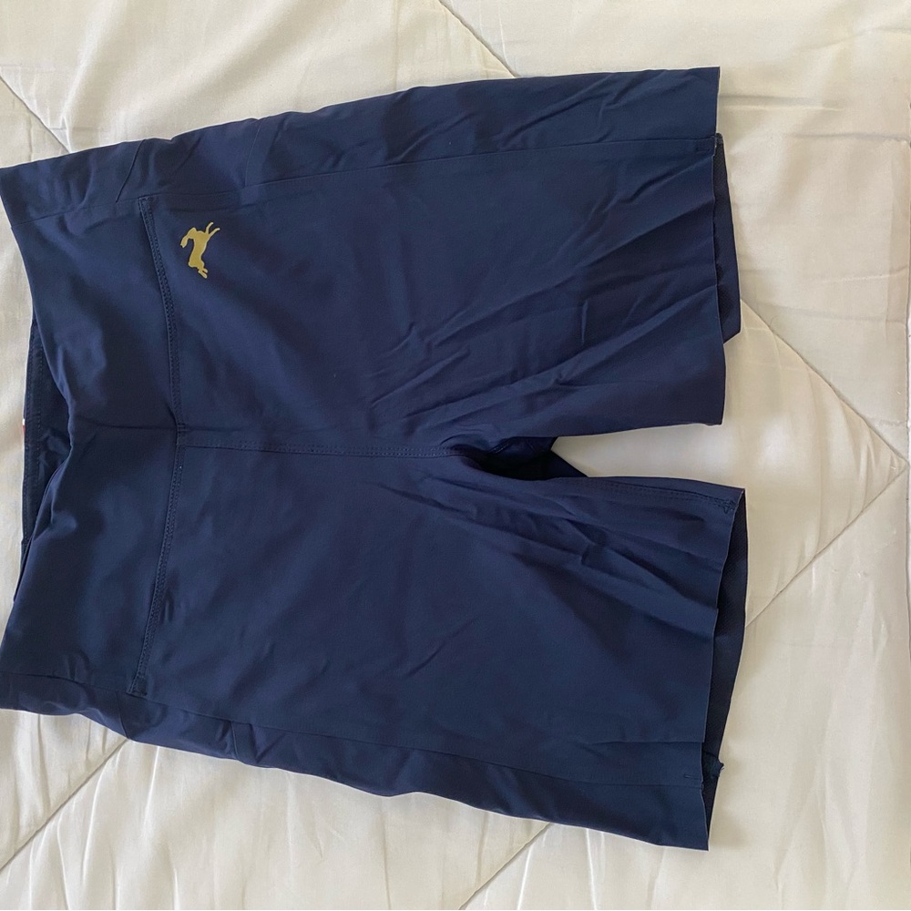 Tracksmith Navy Blue Athletic Shorts